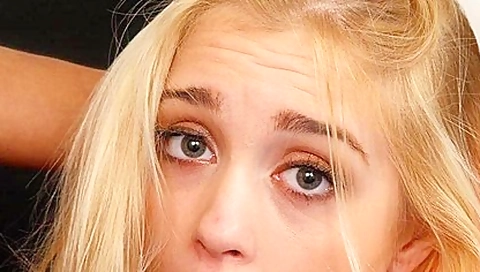 Blonde Honey Filing Her Mouth With A Fat Dick