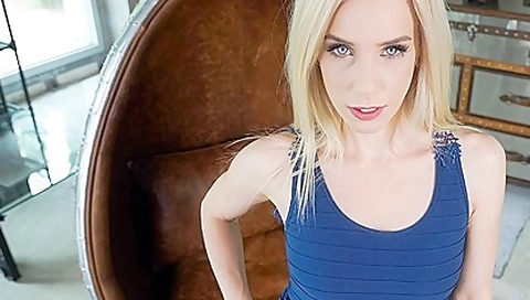Deep Inside A Petite Blonde